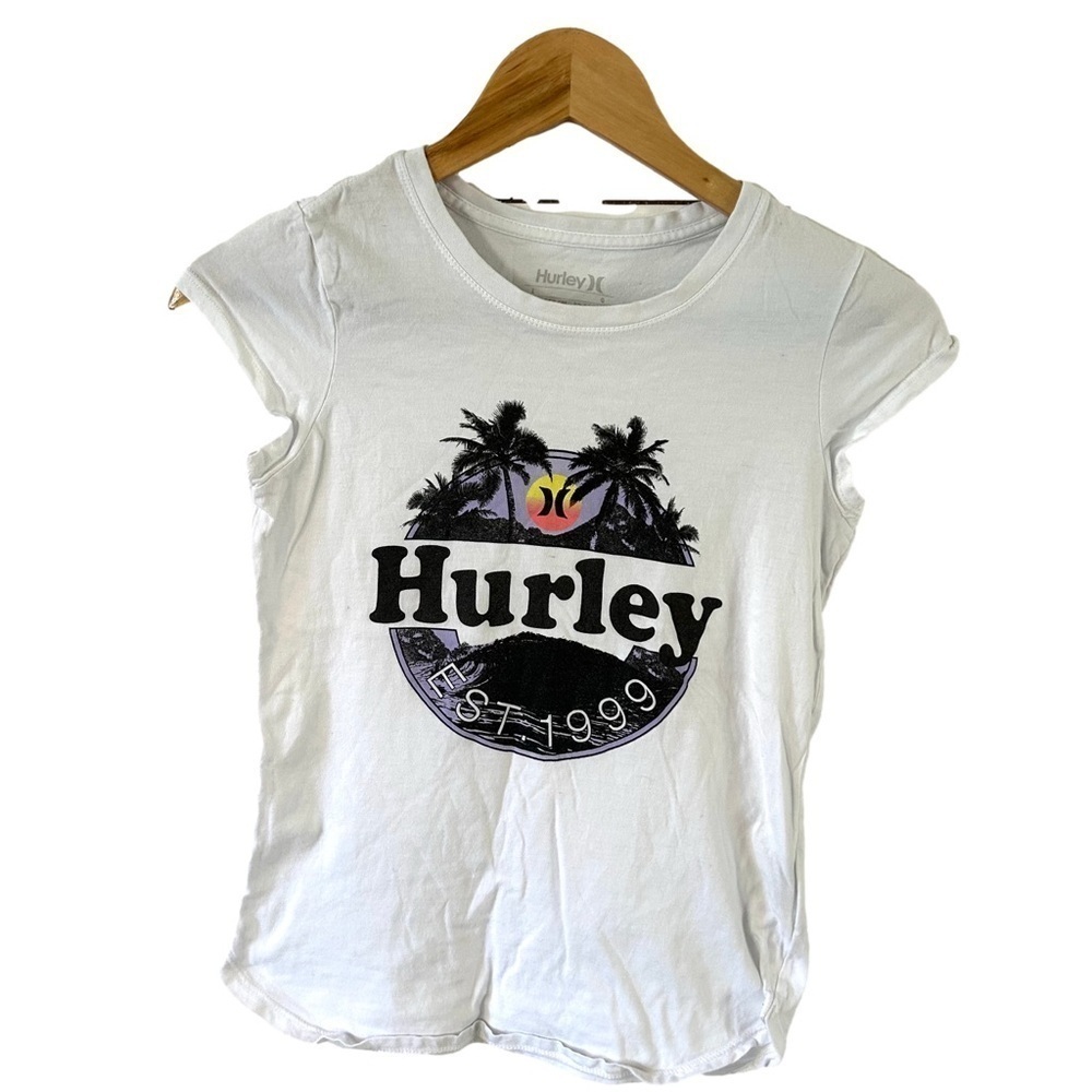 Girls Hurley Retro Vibe Graphic Tee size Large (12-13)